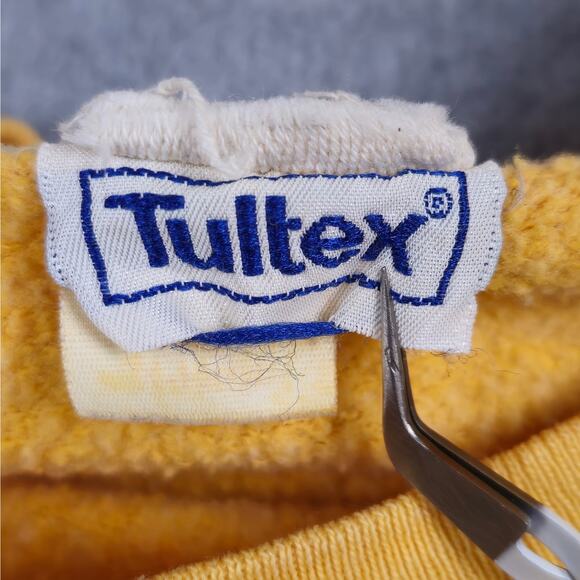 ISMBS Sweatshirt Size Medium Yellow Tie Dye I Stole My Boyfriend's Shirt Tultex - Picture 7 of 16